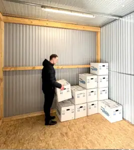 Lager innen 8m2 HeyLager Selfstorage_
