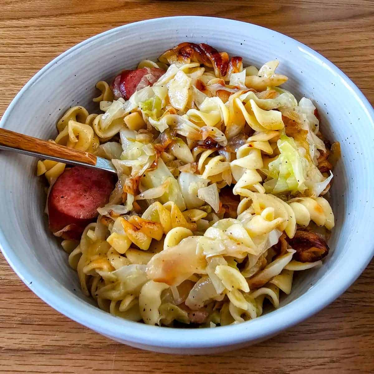 Dish of Homemade Haluski