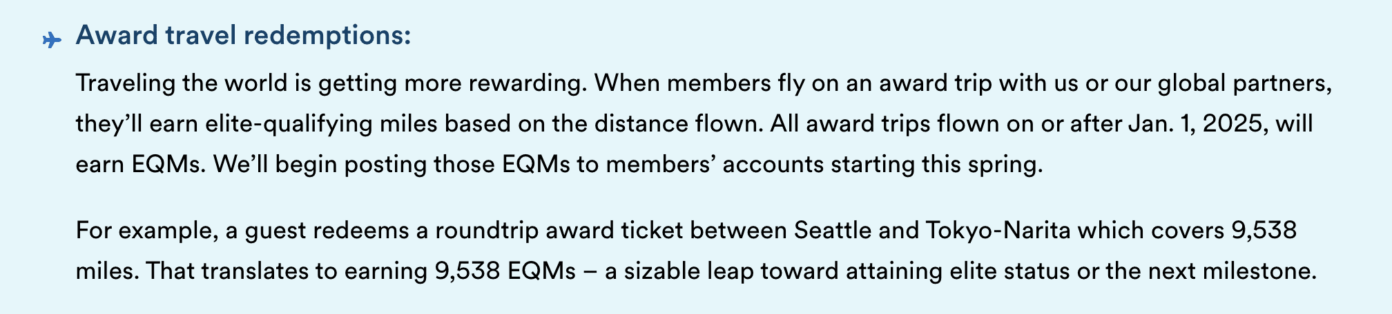 EQMs Explained: How to Earn Alaska Elite-Qualifying Miles 2025 2 Earning EQMs on Award Flights