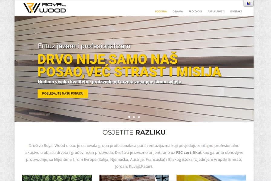 ROYAL WOOD d.o.o. Sarajevo