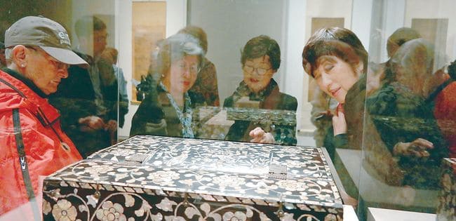 President Kang of Kang Collection Korean Art is introducing Korean furniture art