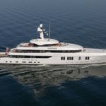 A large ship in a body of water