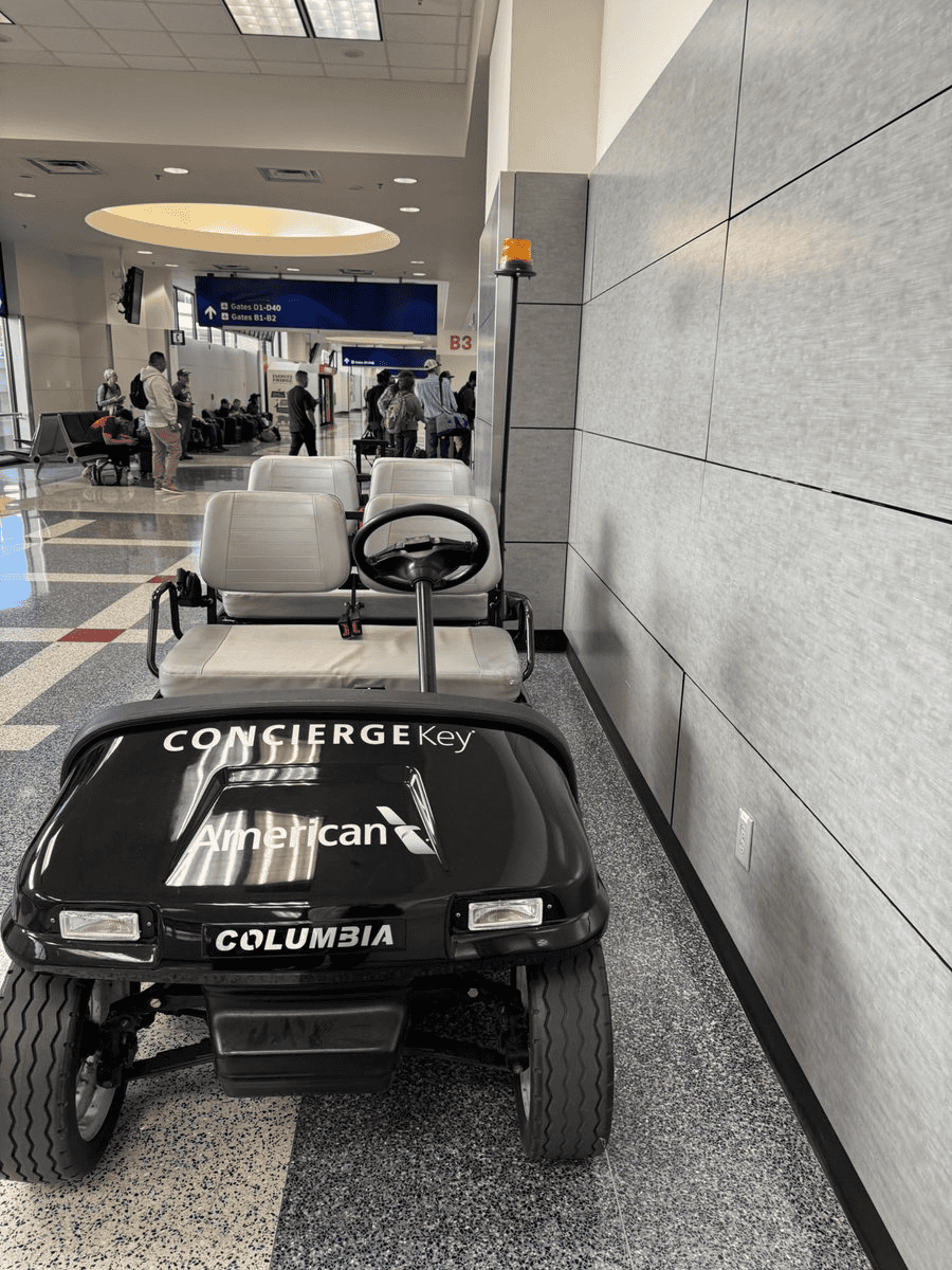 American Airlines ConciergeKey: The Ultimate Invitation-Only Status 2 CK electric golf cart
