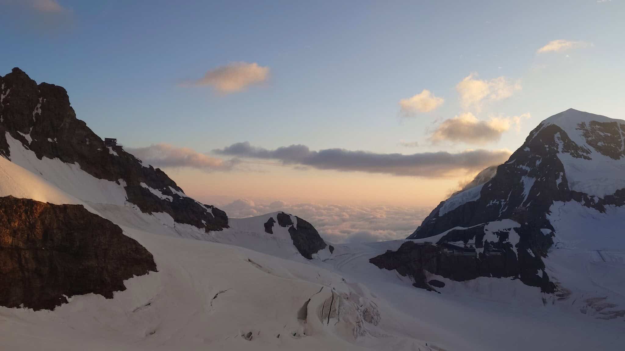 Morgenstimmung auf dem Weg zur Jungfrau