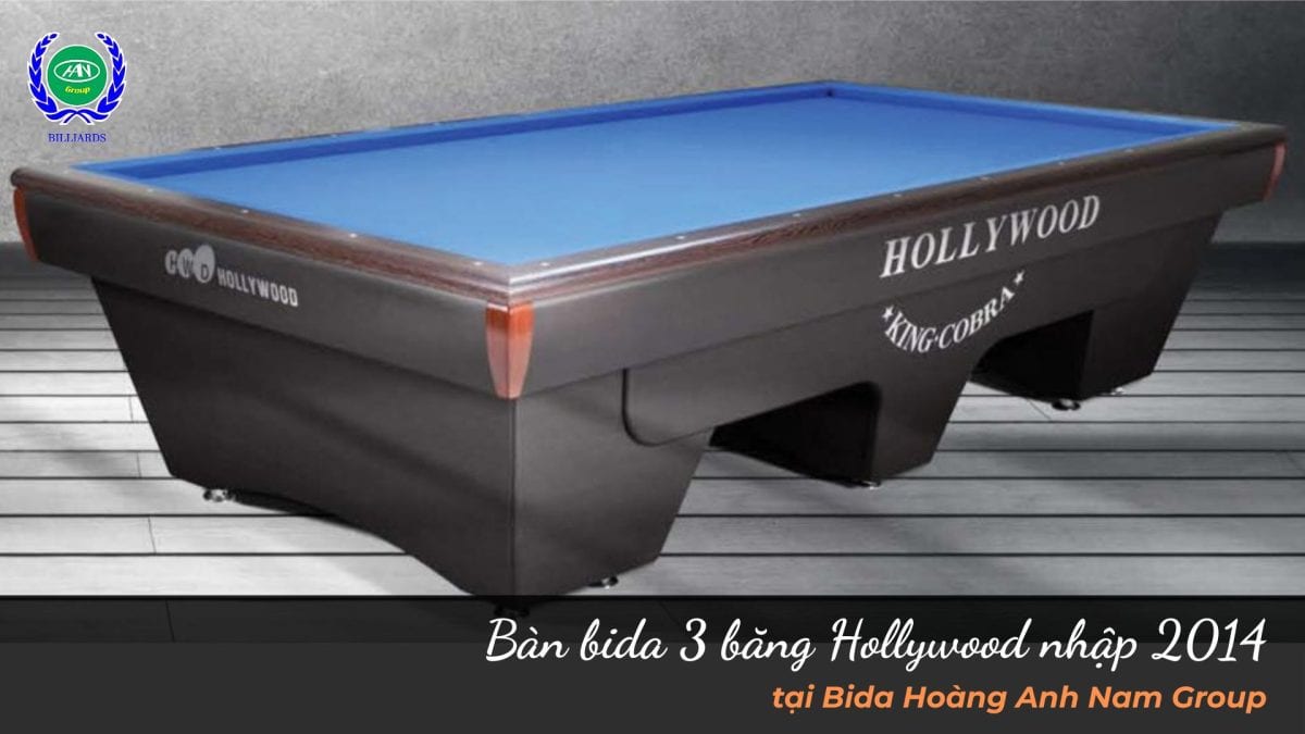 Bàn Bida 3 Băng Hollywood Cũ 2014 Nhập - 85 Triệu | Bida Hoàng Anh Nam Group