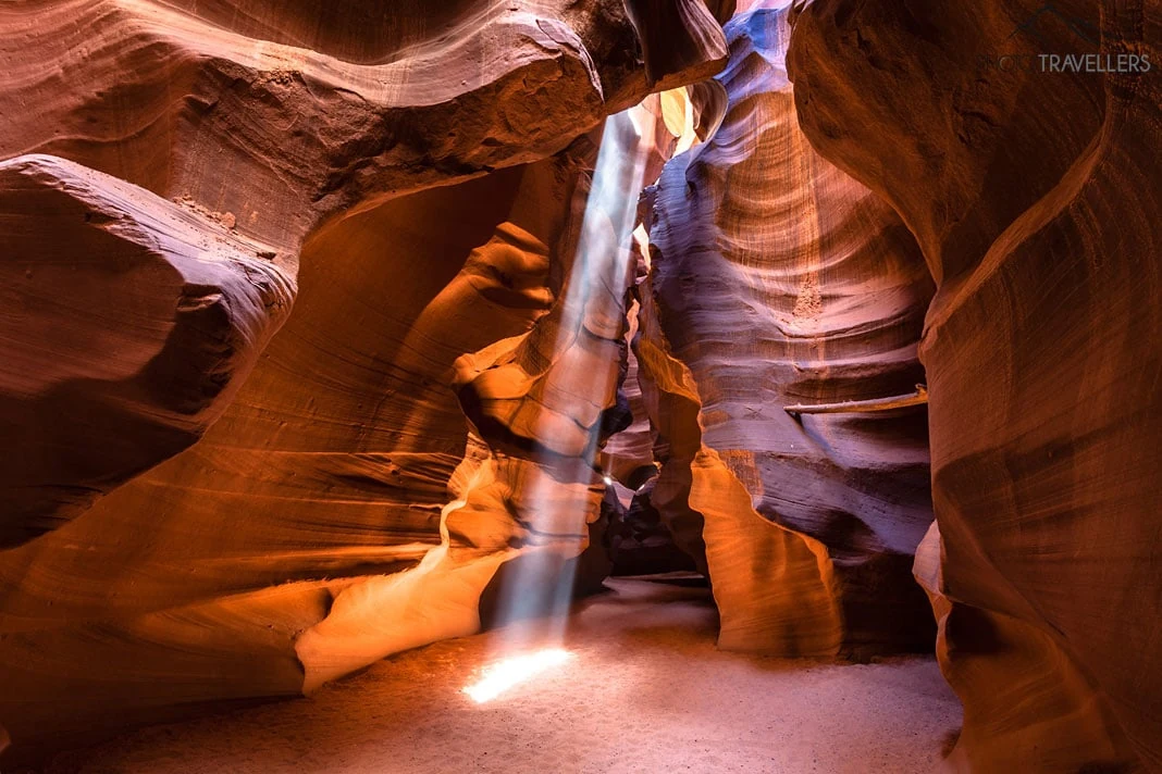 Der Antelope Canyon in Arizona, aber die bearbeitete Version