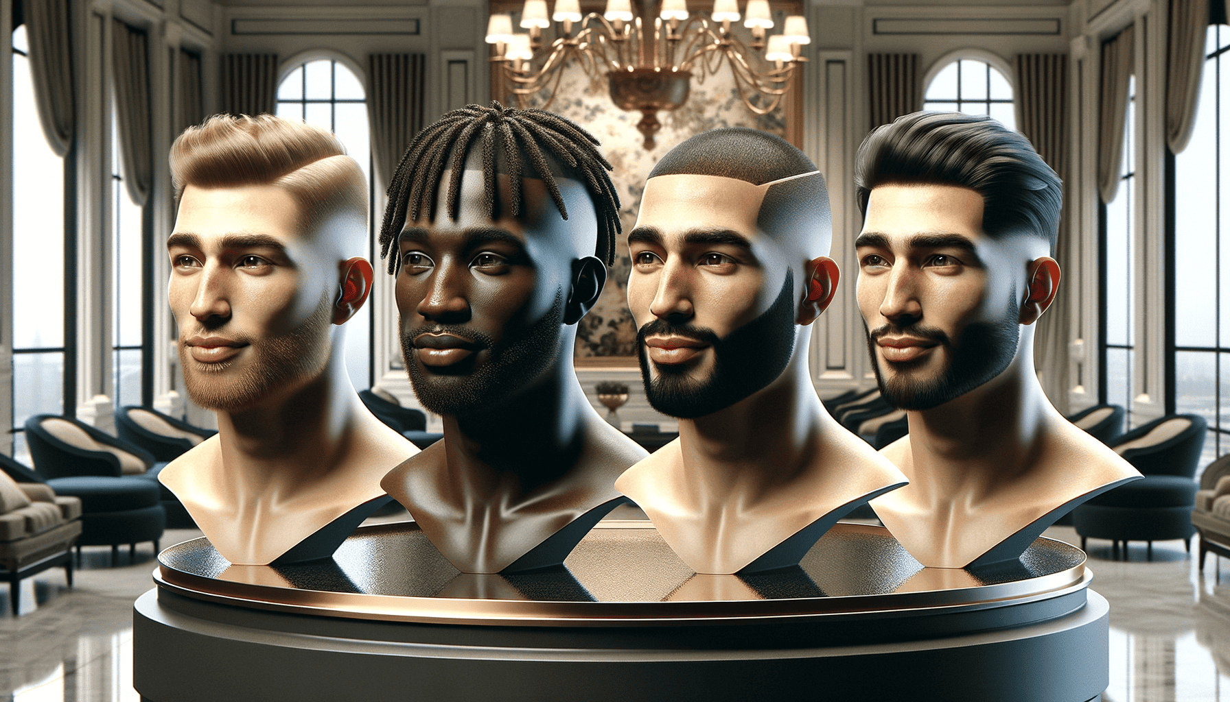 Best Haircuts, Haircuts For, For Men, Men With, With Round, Round Faces, Face Shape, Men's Grooming, Style Advice, Flattering haircuts, Barber Tips, Professional Styling