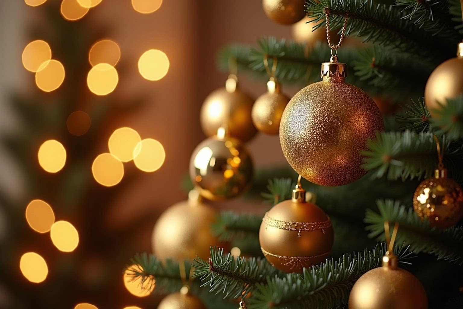 Christbaumkugeln Gold-Titel