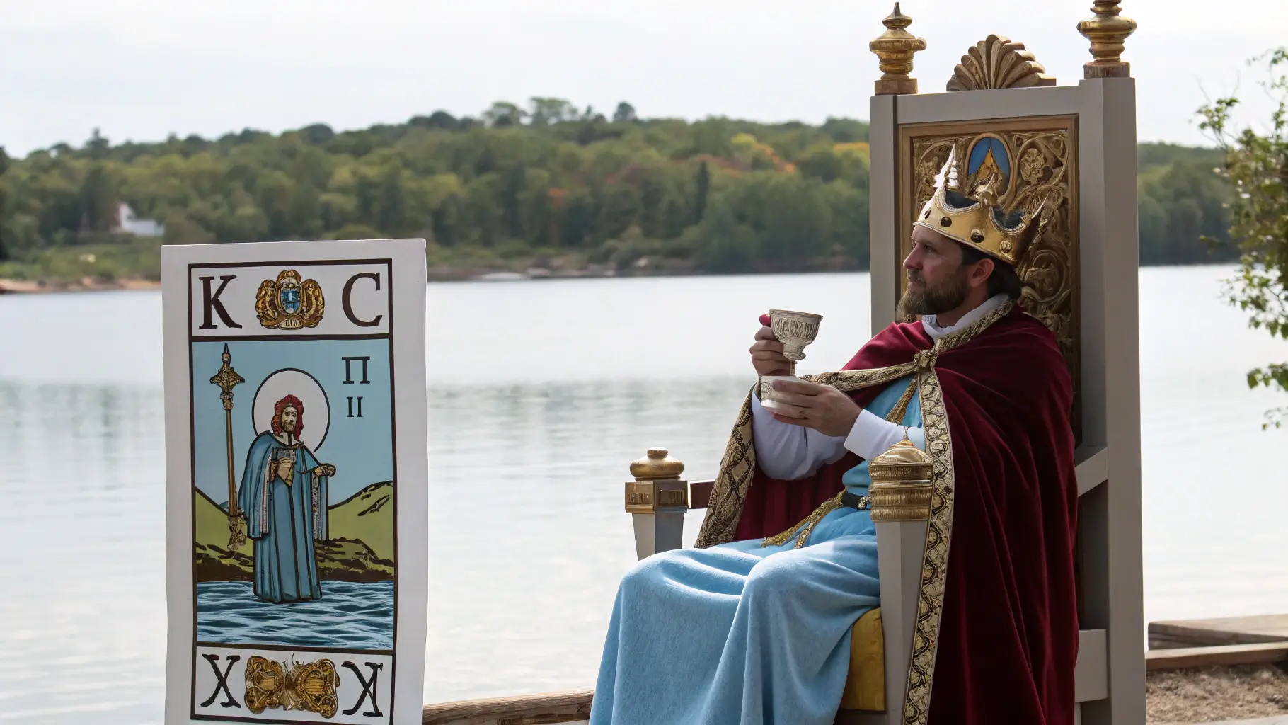 Ключевые черты короля Кубков Таро карты | Делюкс -астрология Ключевые черты короля кубков карты Таро