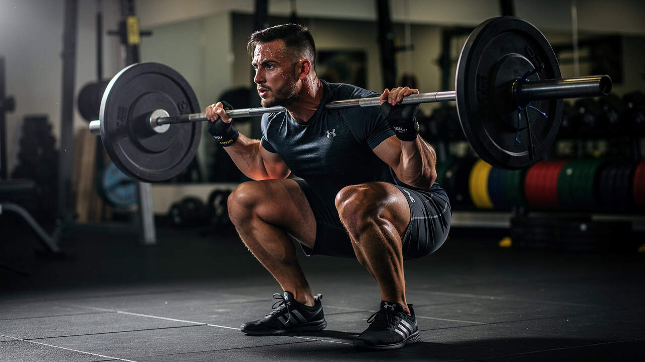 Boxer performing resistance training to maintain muscle