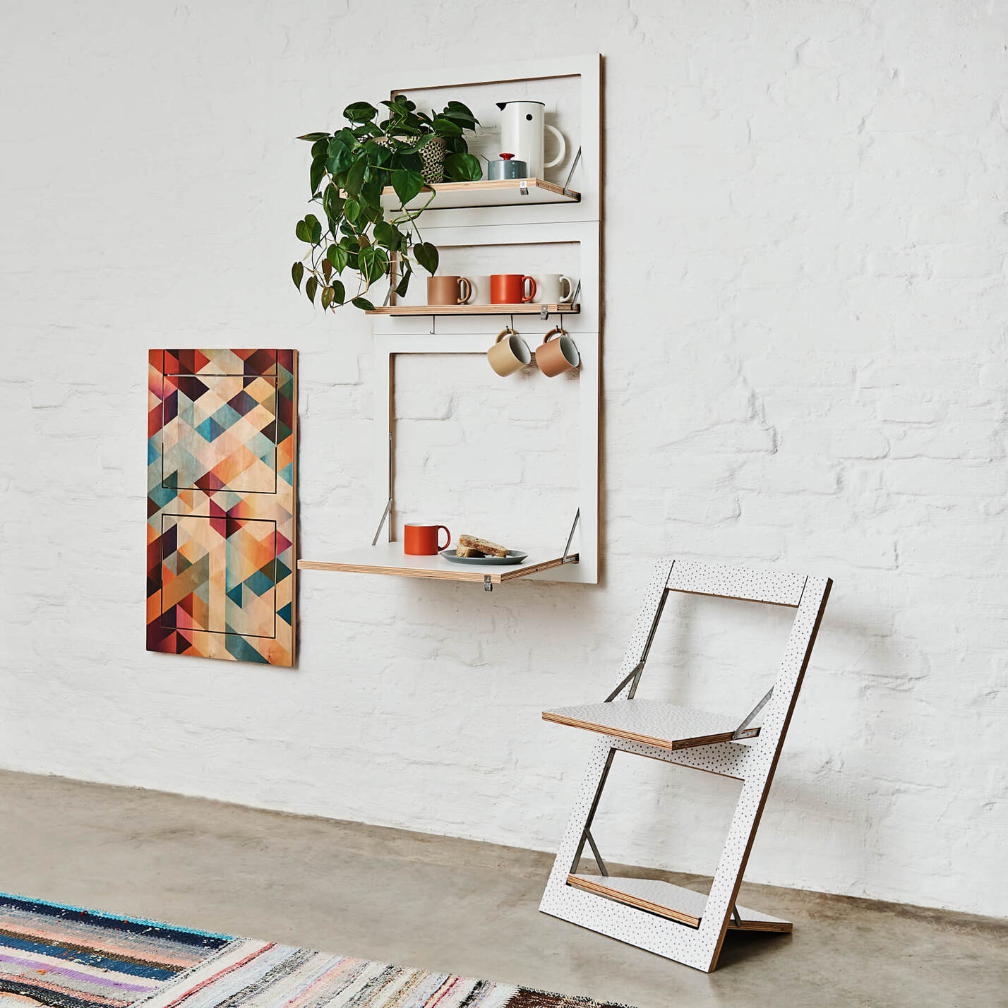 Fläpps Klappstuhl – Bubbles Indigo – Pattern Studio