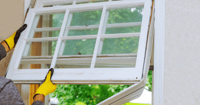 Window Being Replaced in a Home