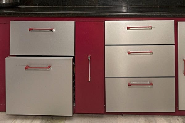 ACP-sheet-application-in-Modular-Kitchen | AluWall ACP-sheet-application-in-Modular-Kitchen