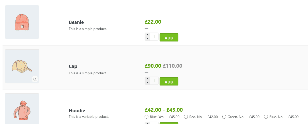 clearer images of products result in WooCommerce Table Plugin