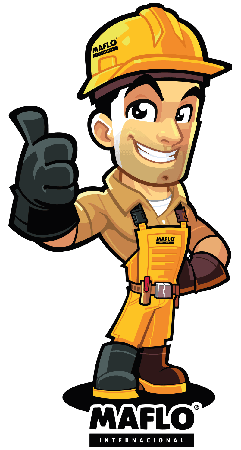 Blue collar worker Mascot Design