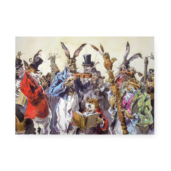 The Raucous Ensemble by Jonathan Walker Greetings Card (JWC-31)