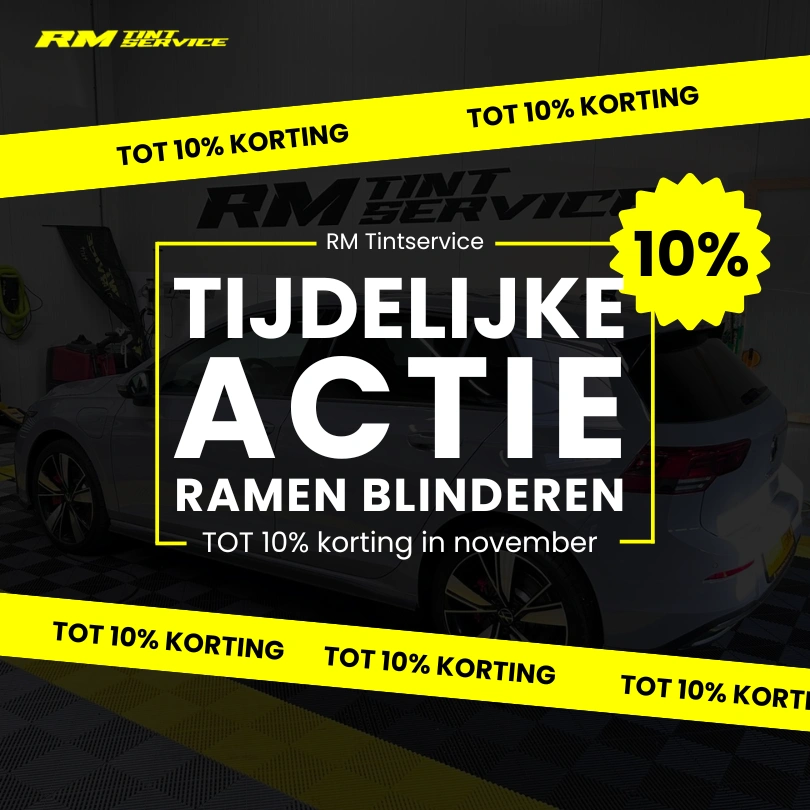 RM Tintservice kortingsactie 2025
