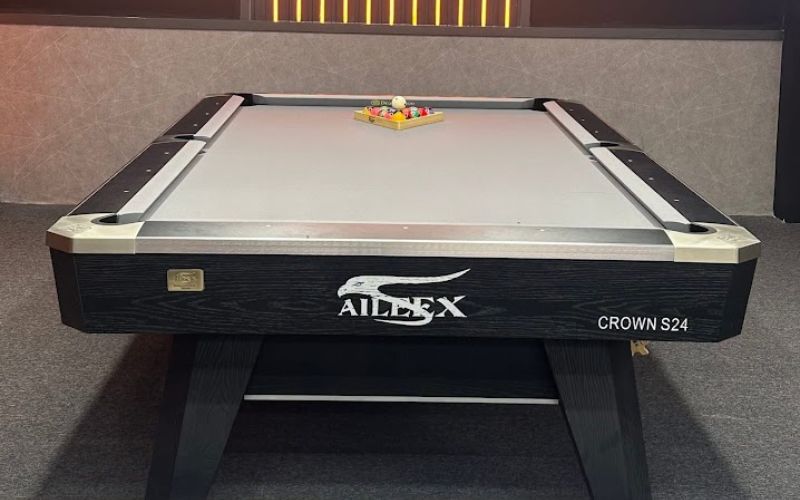 Cấu tạo bàn bida lỗ Aileex Crown S24 Ngọc Mỹ | Bida Hoàng Anh Nam Group