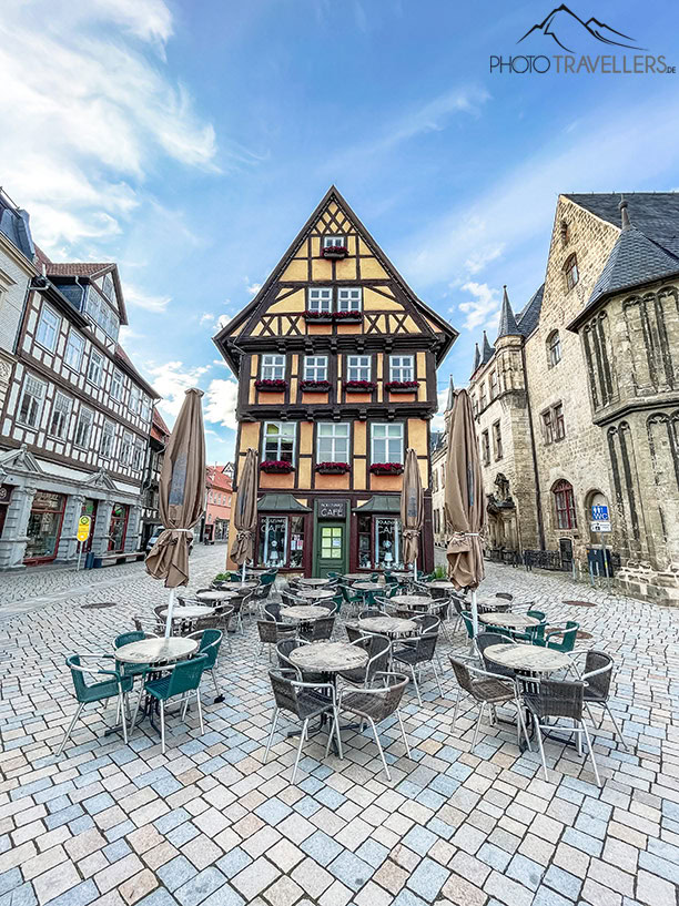 Ein Fachwerkhaus in Quedlinburg