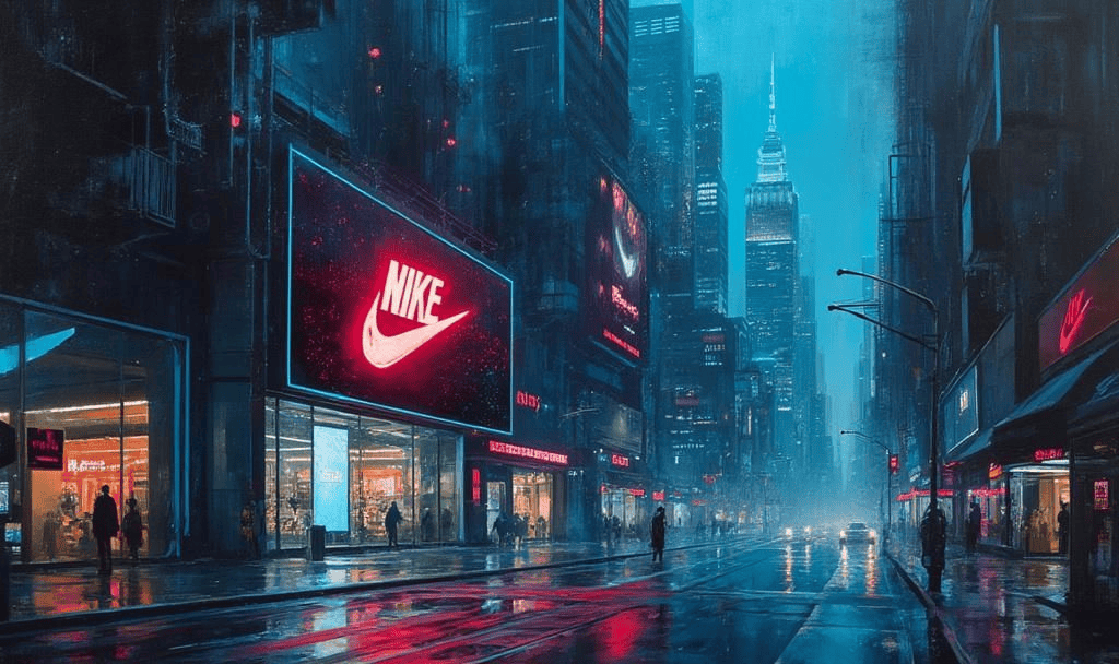 Nike Ends RTFKT NFT Project Amid Legal Challenges 7 futuristic cityscape dusk art