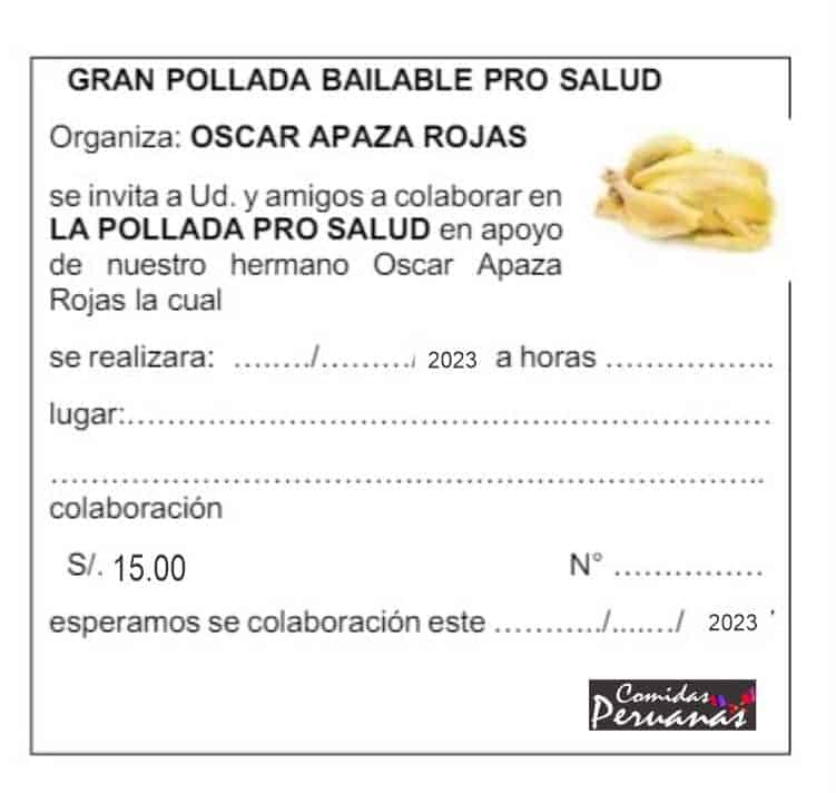 Pollada Peruana 100 Personas Gran Pollada Receta Aprende Tarjeta De Pollada Pro Salud